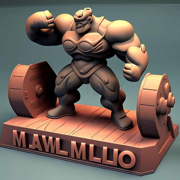 3D model Dealing With Defensive Types Mio Gym Match Steel Battle (STL)